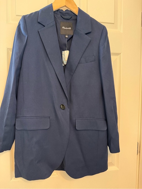 Madewell Jackets & Blazers - New - Madewell women’s navy  Single-Button Blazer